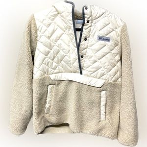 Columbia pull over fleece